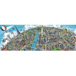 Puzzle panoramic Schmidt Cityscape Paris 1000 piese