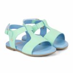 Sandale fete Bibi Baby Birk verde pastel 27 EU