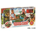 Set 4 dinozauri, masinuta cu pullback si harta Jurassic Adventures