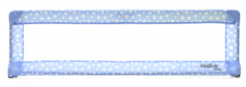 Balustrada de protectie pentru pat Asalvo Bed Rail 150 cm Stars Blue