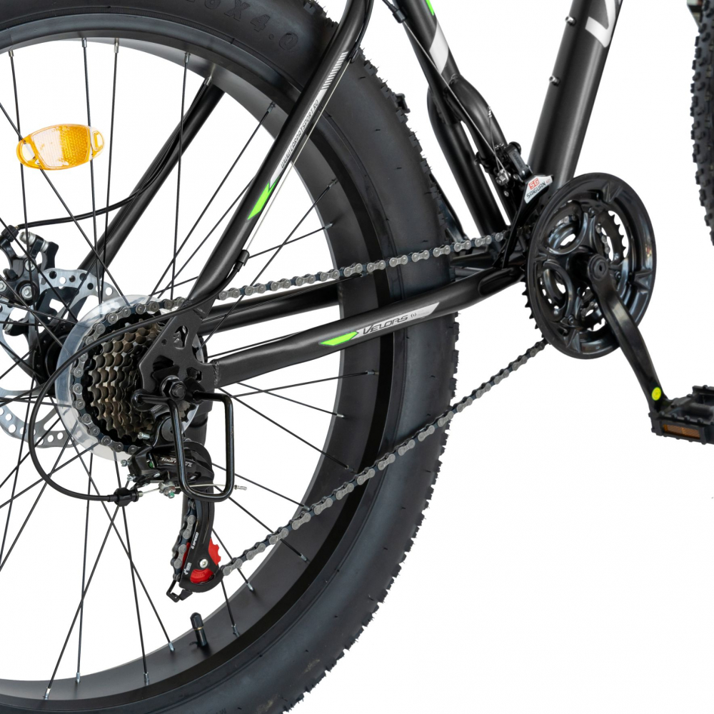 Bicicleta Fat-Bike Wolf Shimano Tourney 26 inch Velors CSV2605D albverde