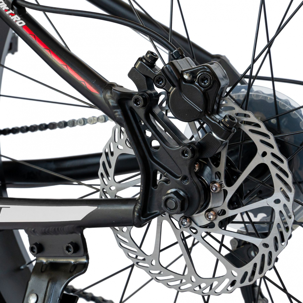 Bicicleta MTB-Fat Bike Shimano SL-TX30 26 inch Carpat Aventus CSC2600H negrugrirosu - 4
