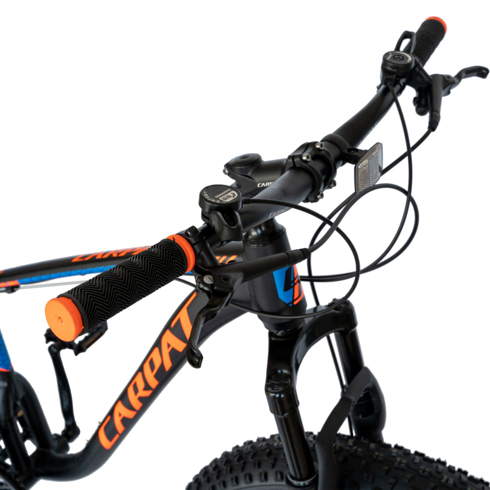 Bicicleta MTB-Fat Bike Shimano SL-TX30 26 inch Carpat Aventus CSC2600H negruportocaliualbastru - 1