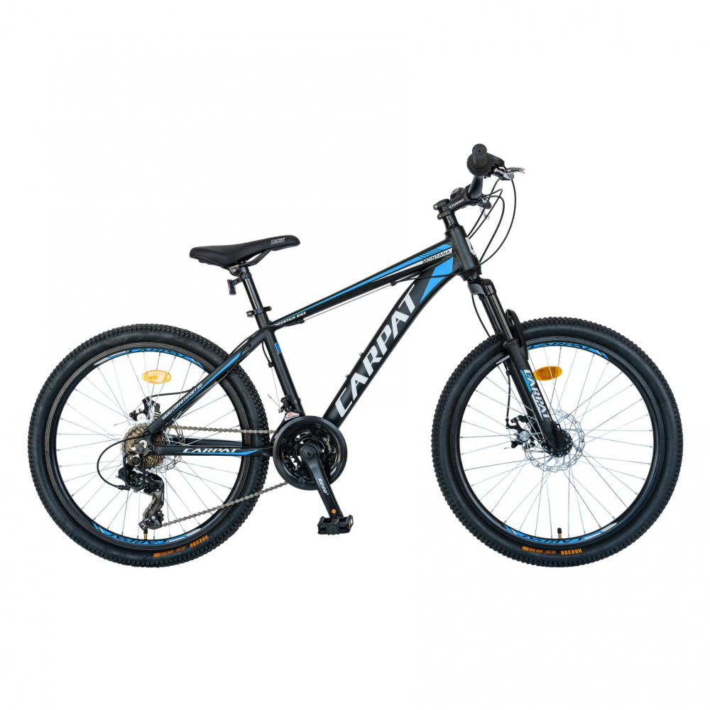 Bicicleta MTB-HT Shimano Tourney TY-300 24 inch Carpat CSC2499A albastru - 7