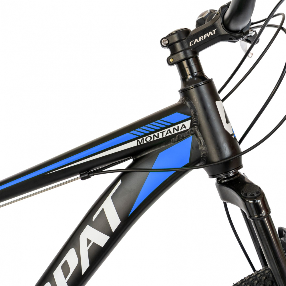 Bicicleta MTB-HT Shimano Tourney TY-300 24 inch Carpat CSC2499A albastru - 5