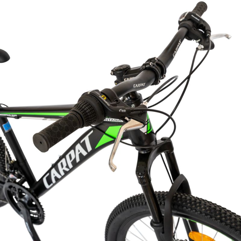 Bicicleta MTB-HT Shimano Tourney TY-300 24 inch Carpat CSC2499A verde - 4