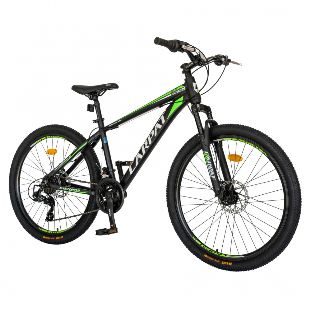Bicicleta MTB-HT Shimano Tourney TY-300 26 inch Carpat CSC2699A verde