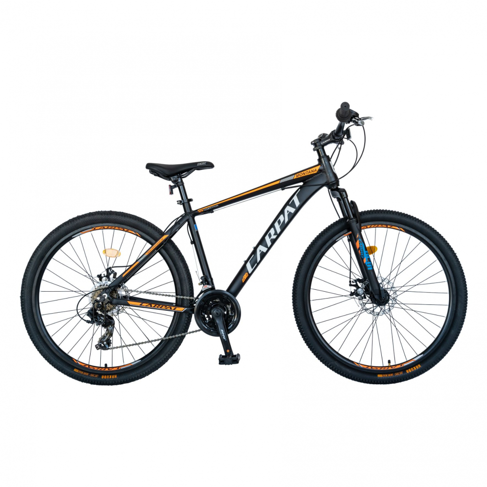 Bicicleta MTB-HT Shimano Tourney TY-300 27.5 inch Carpat CSC2799A portocaliu - 7