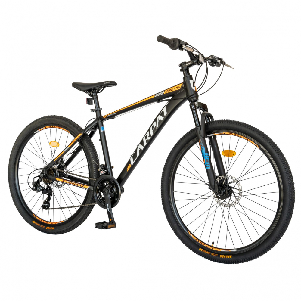 Bicicleta MTB-HT Shimano Tourney TY-300 27.5 inch Carpat CSC2799A portocaliu