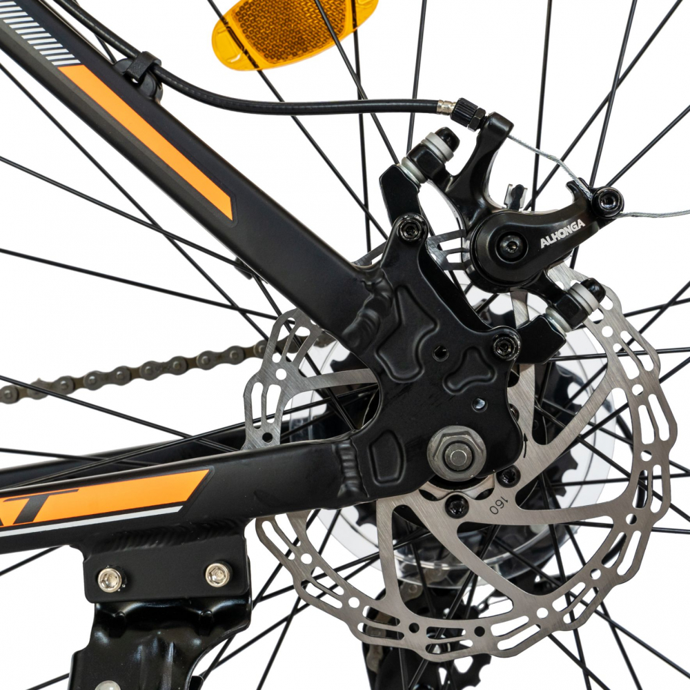Bicicleta MTB-HT Shimano Tourney TY-300 27.5 inch Carpat CSC2799A portocaliu - 3