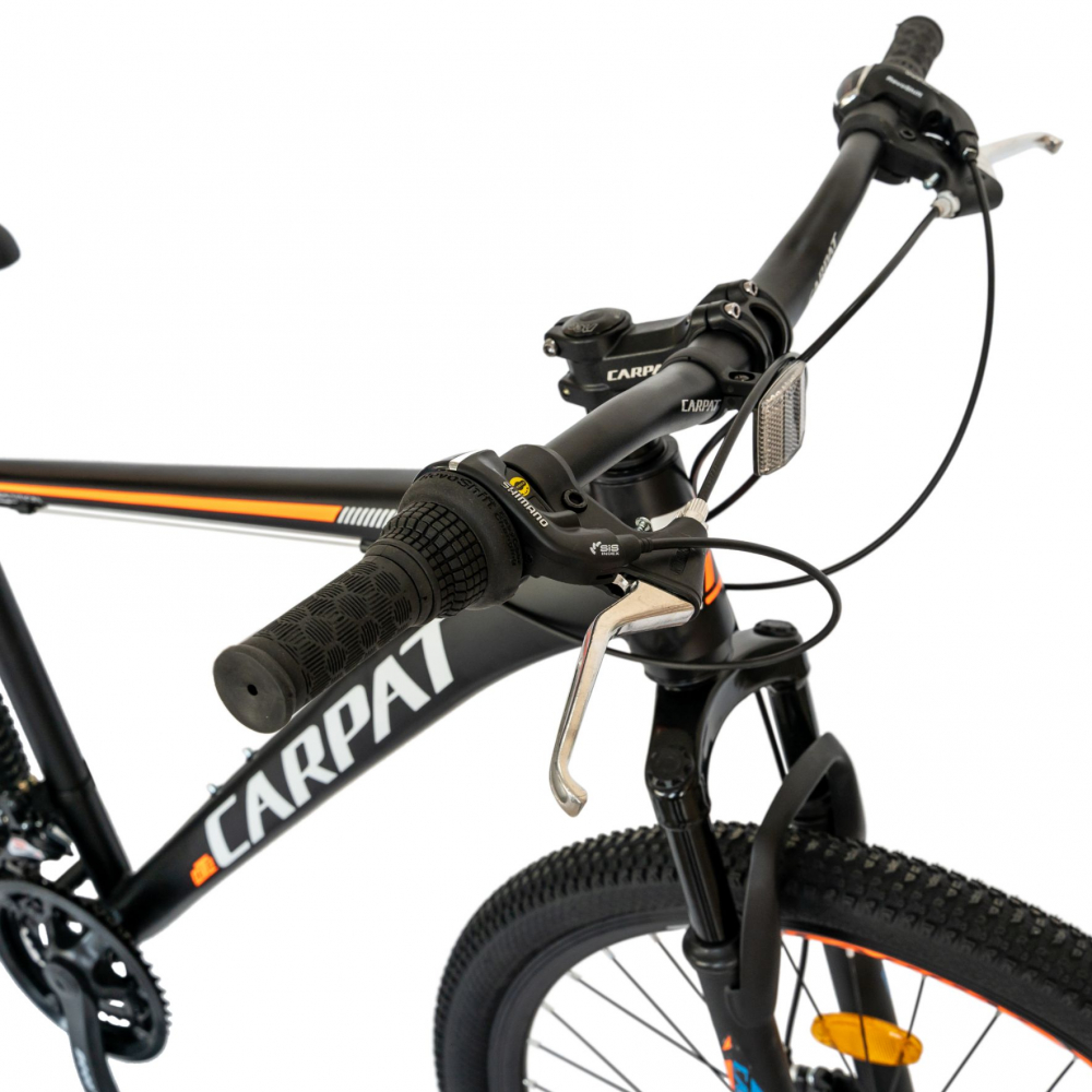 Bicicleta MTB-HT Shimano Tourney TY-300 27.5 inch Carpat CSC2799A portocaliu - 6