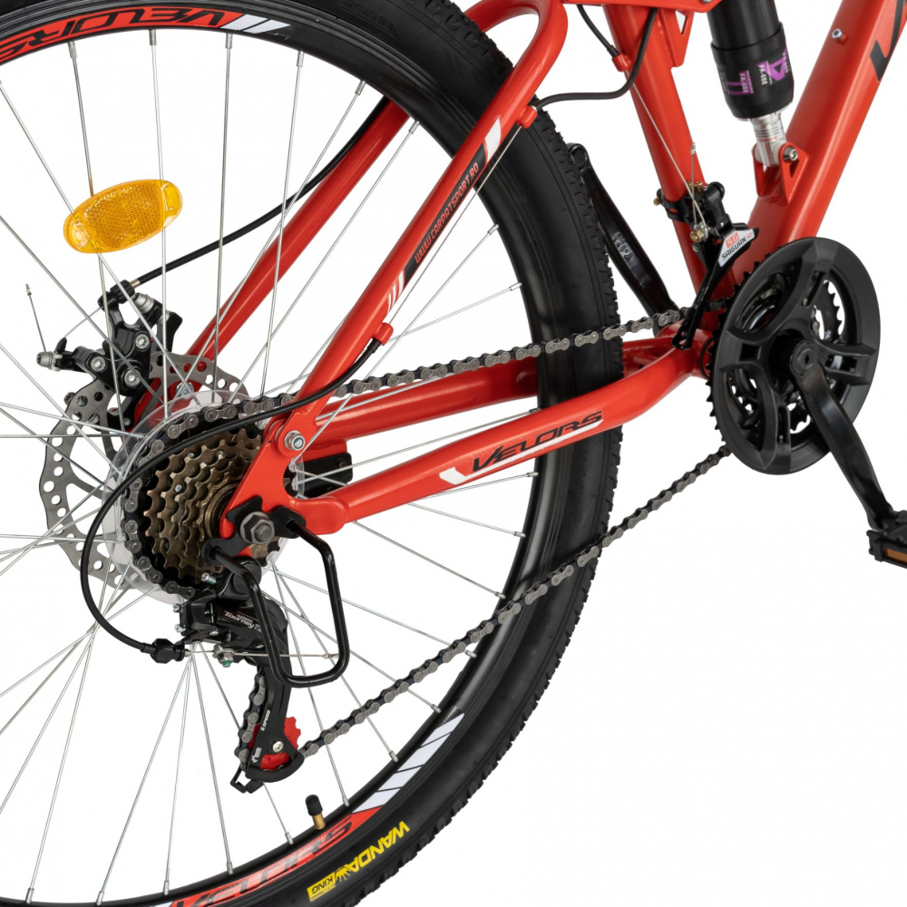 Bicicleta MTB-HT Shimano Tourney TZ500D 26 inch Velors CSV2660D rosunegru - 1