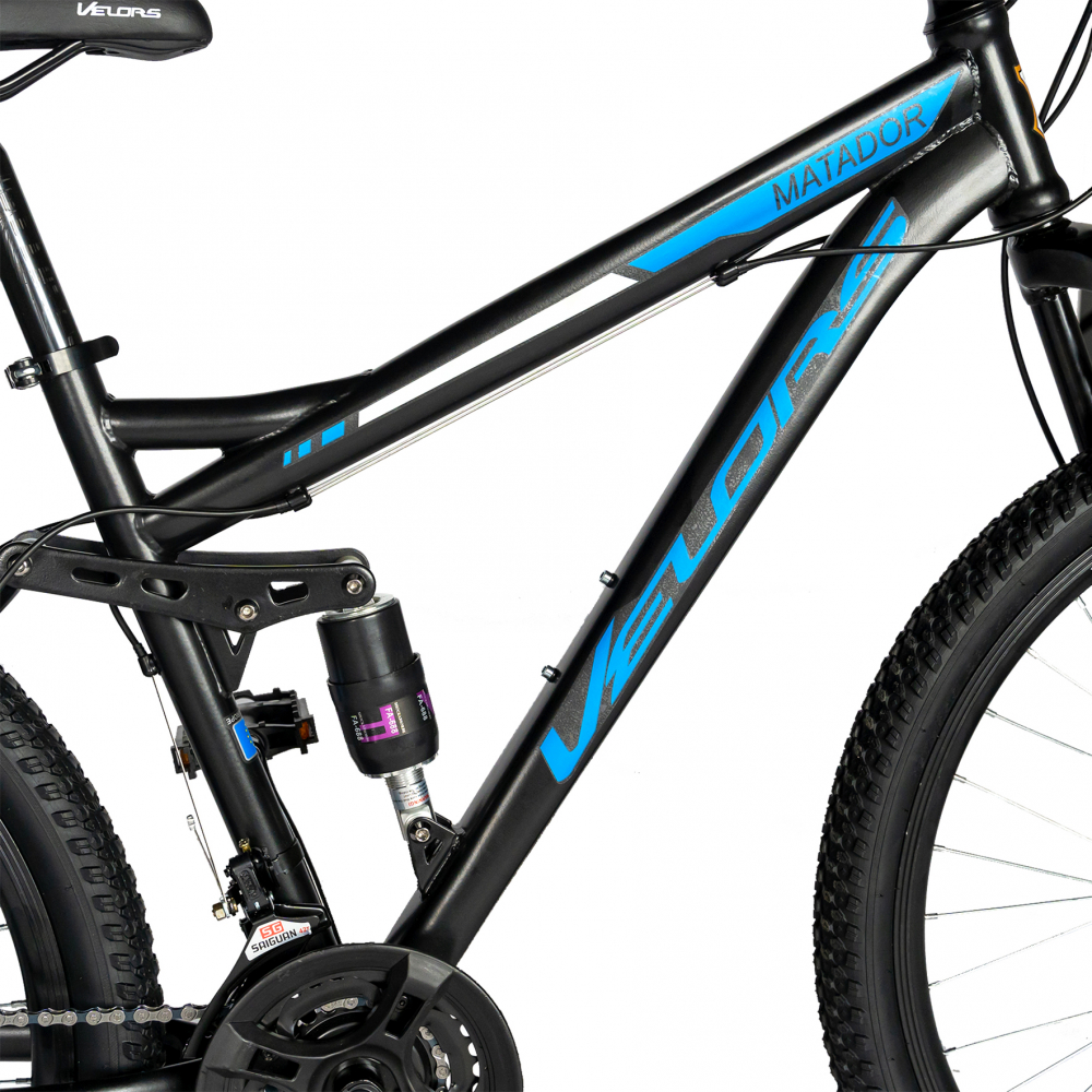 Bicicleta MTB-HT Shimano Tourney TZ500D Roti 27.5 inch Velors CSV2760D negrualbastru - 3
