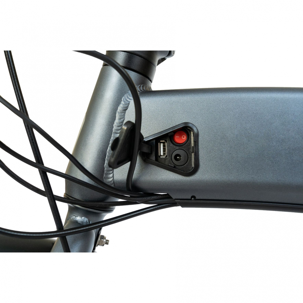 Bicicleta electrica (E-Bike) pliabila I-ON I1004E roata 20 inch culoare grialbastru - 2