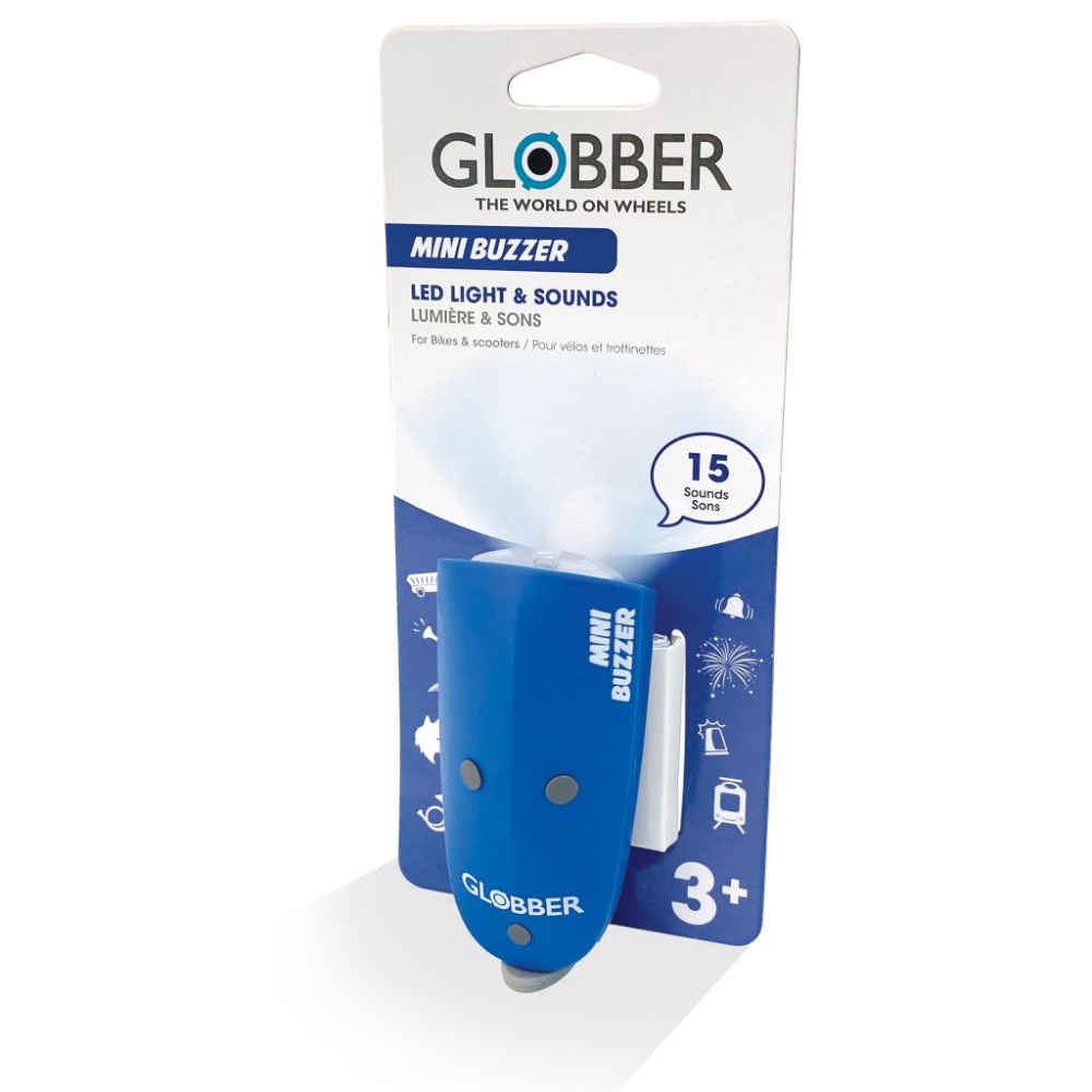 Claxon Globber Mini Buzzer albastru Accesorii imagine noua responsabilitatesociala.ro