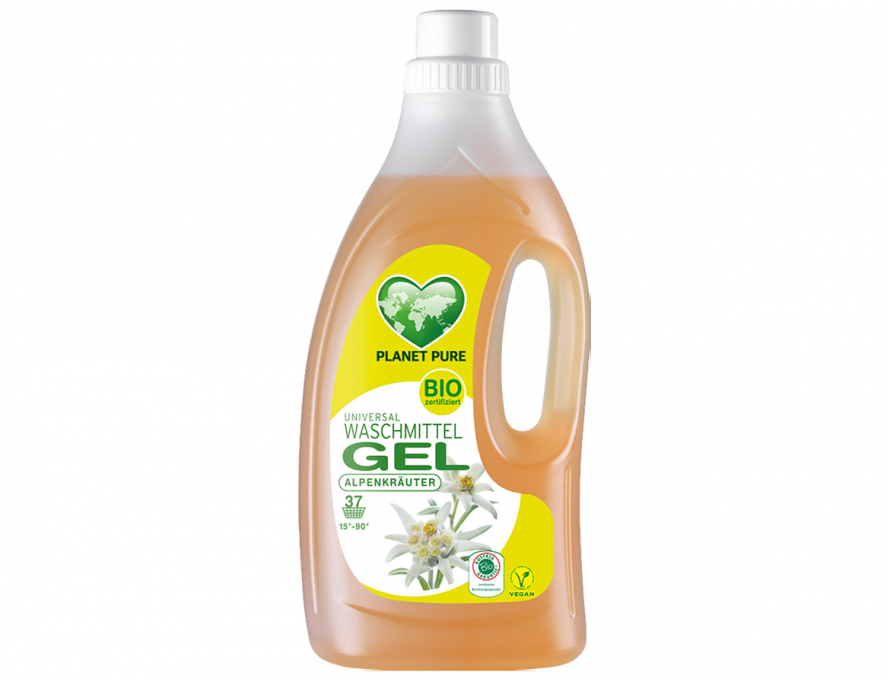 Detergent Gel bio de rufe flori de munte 1.5L Planet Pure 1.5L imagine noua responsabilitatesociala.ro