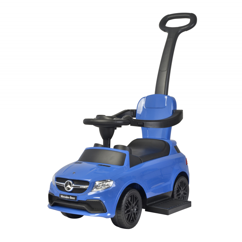 Masinuta fara pedale cu maner parental Mercedes Benz AMG GLE 63 Blue La Plimbare 2023-06-02