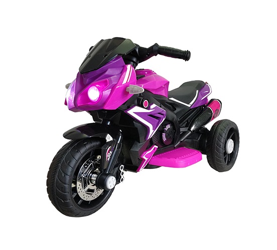 Motocicleta electrica cu roti din cauciuc EVA Nichiduta Champ Pink - 3