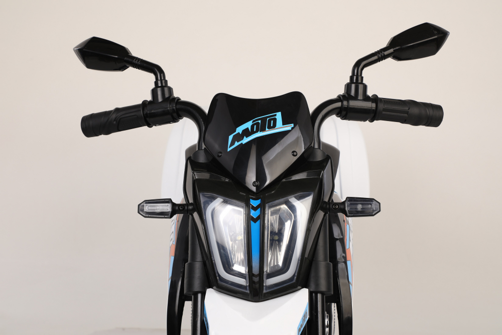Motocicleta electrica 12V Nichiduta Moto White - 5