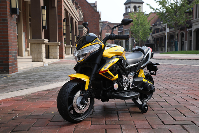 Motocicleta electrica cu doua motoare Nichiduta Moto Speed Yellow - 3