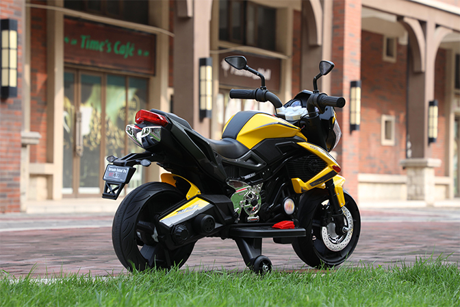 Motocicleta electrica cu doua motoare Nichiduta Moto Speed Yellow - 4