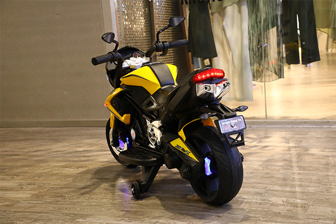 Motocicleta electrica cu doua motoare Nichiduta Moto Speed Yellow - 7