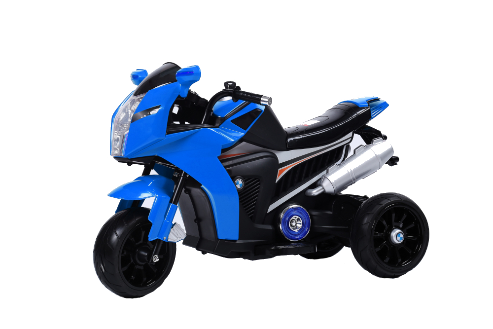 Motocicleta electrica cu lumini Flash True Blue - 1