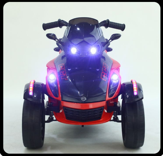 Motocicleta electrica cu lumini Nichiduta Gallop Red - 5