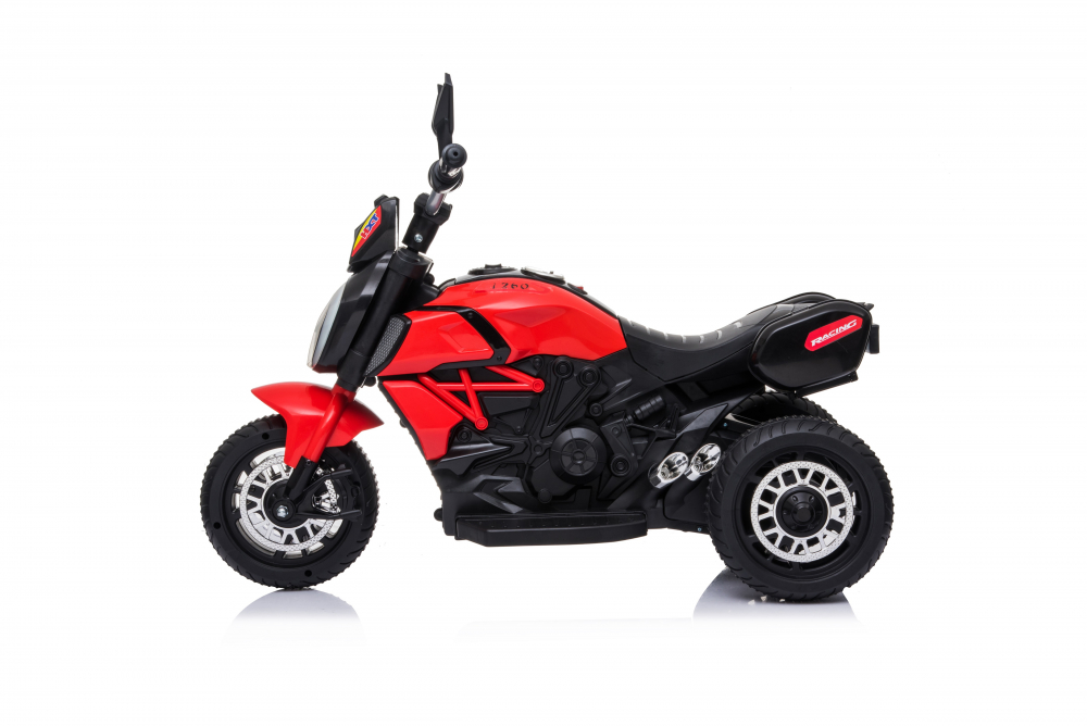 Motocicleta electrica cu lumini Nichiduta Kids Racing Red - 2