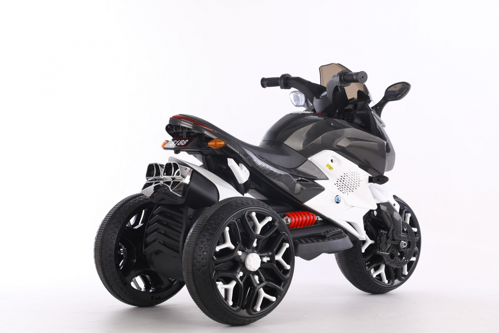 Motocicleta electrica cu scaun din piele Nichiduta Race White - 4