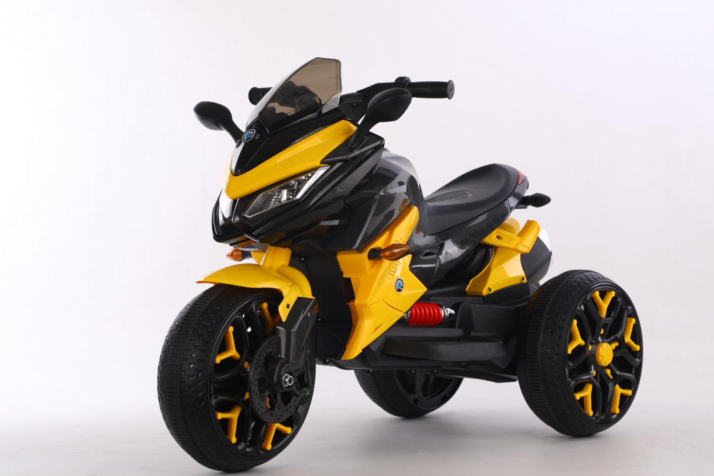 Motocicleta electrica cu scaun din piele Nichiduta Race Yellow - 2