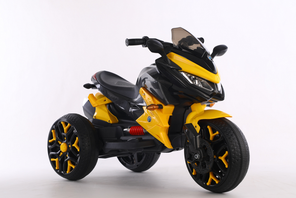 Motocicleta electrica cu scaun din piele Nichiduta Race Yellow - 4