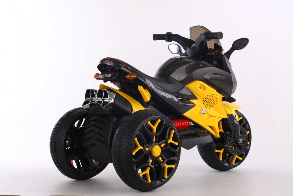 Motocicleta electrica cu scaun din piele Nichiduta Race Yellow - 6