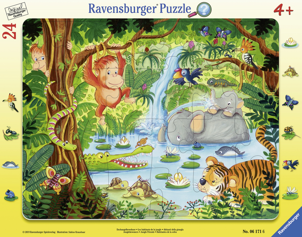 Puzzle tip rama jungla 24 piese