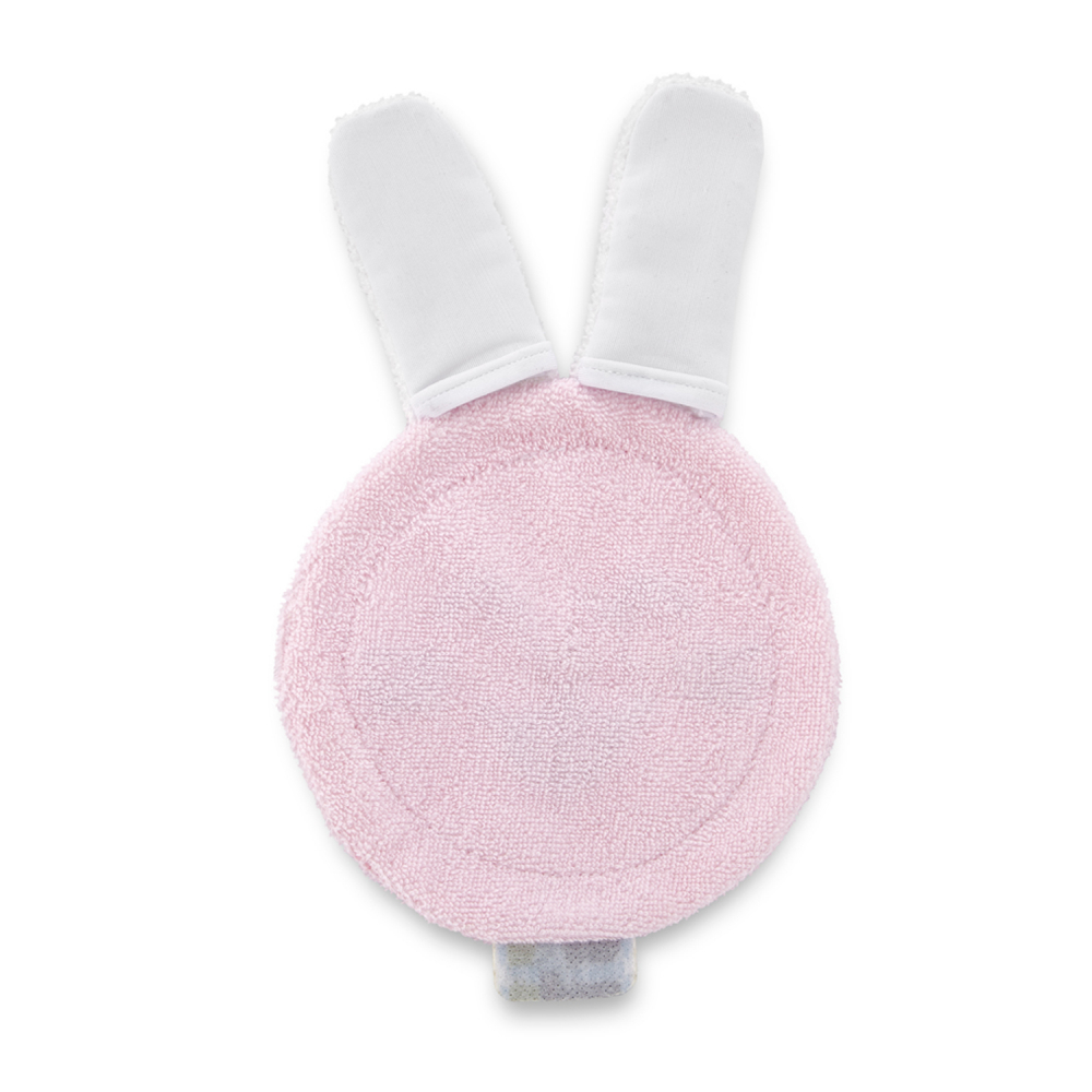 Accesoriu pentru curatare dinti si gingii bebelusi BabyJem Rabbit Glove Pink - 1 | YEO