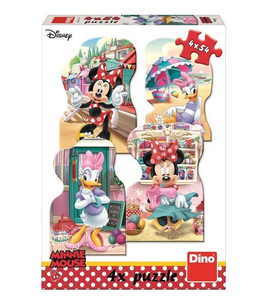 Puzzle 4 in 1 Minnie si Daisy in vacanta 54 piese