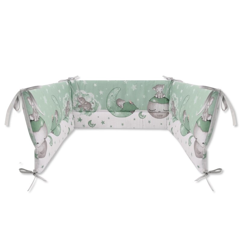 Aparatoare patut 120x60 cm elephant mint qmini