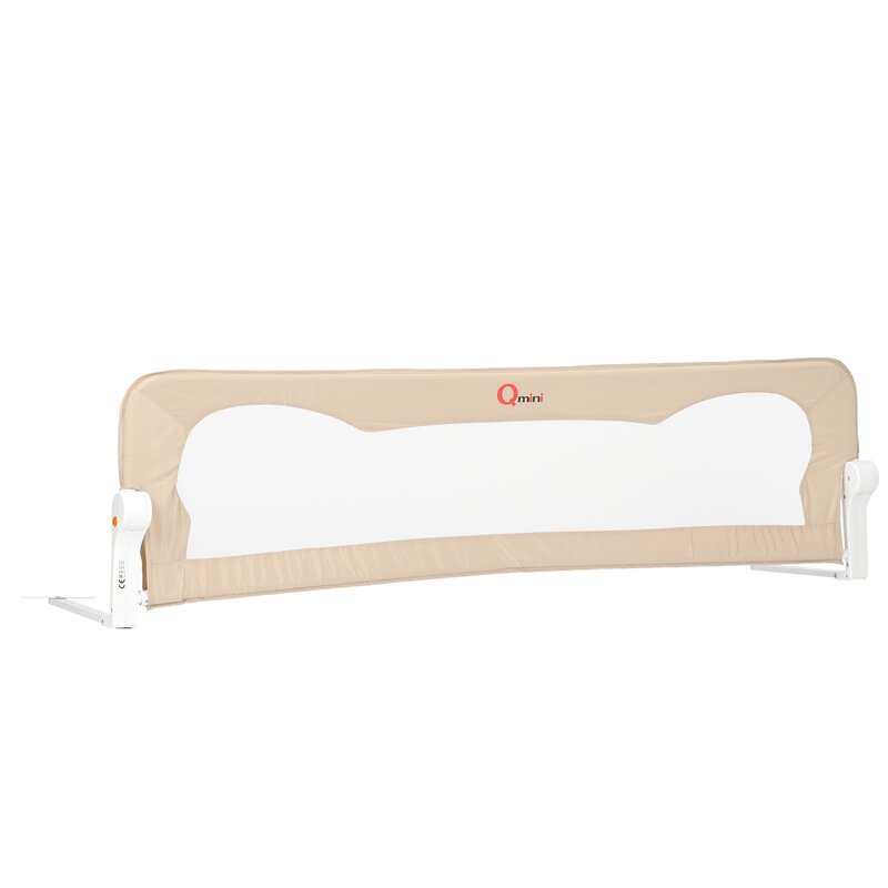 Bariera de pat 150 x 42 cm Rhea Beige Qmini 150 imagine noua responsabilitatesociala.ro