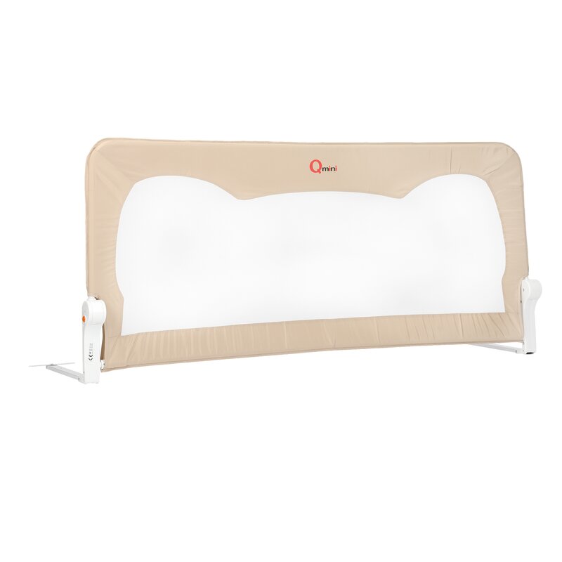 Bariera de pat Seth 150 x 66 cm Beige Qmini 150 imagine 2022 protejamcopilaria.ro