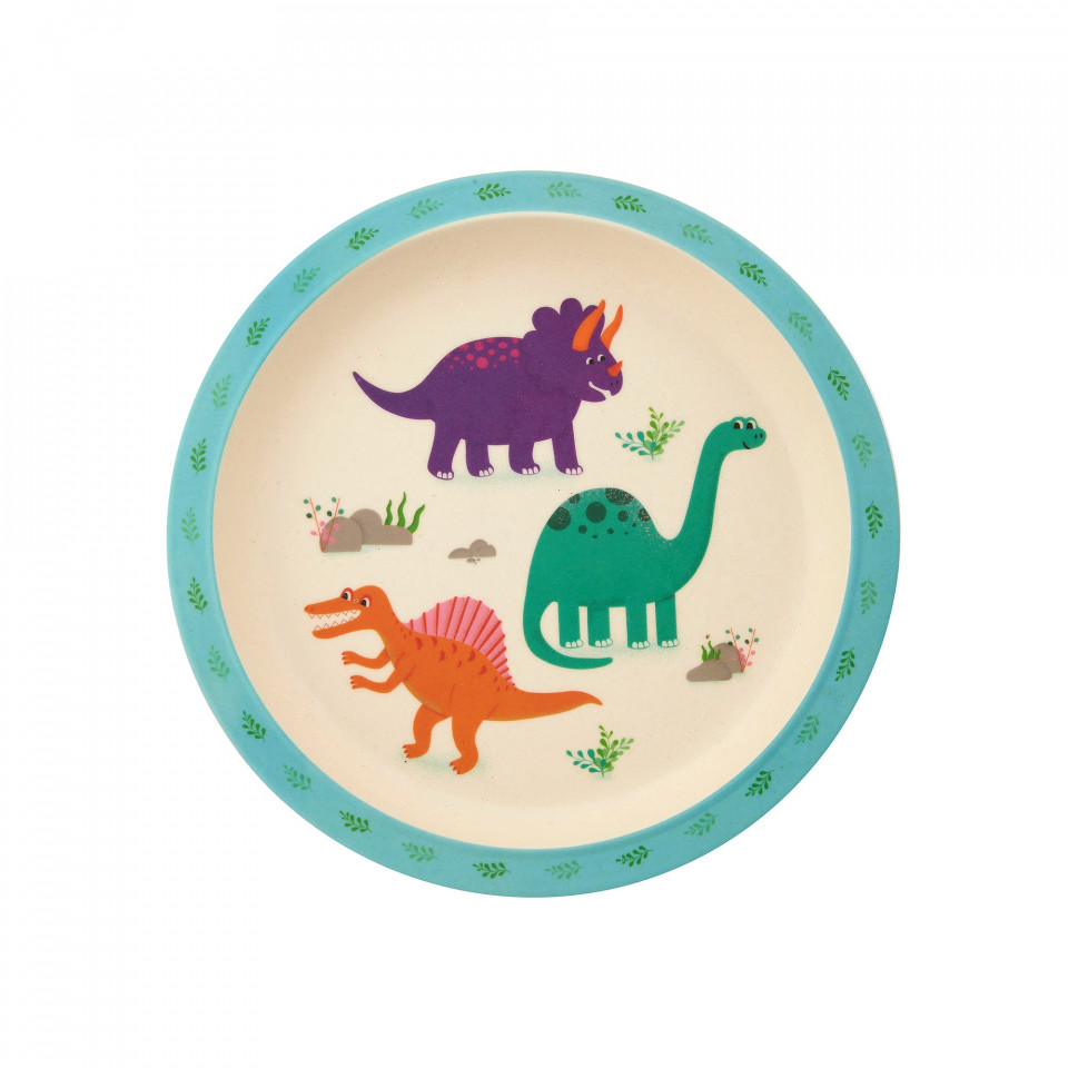 Set de masa din bambus dinozauri