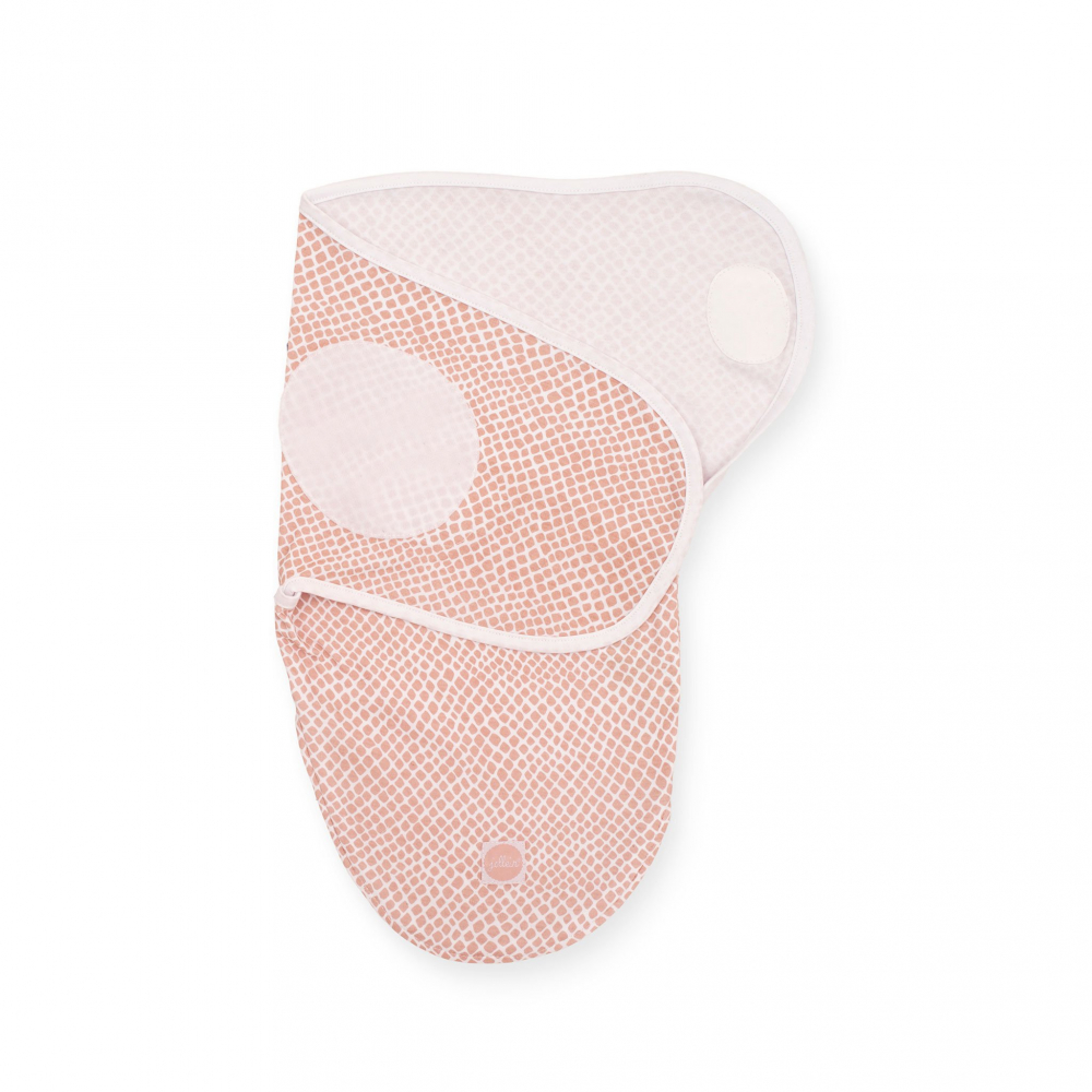 Sac de infasat nou-nascuti jollein snake 0-3 luni snake-pale-pink