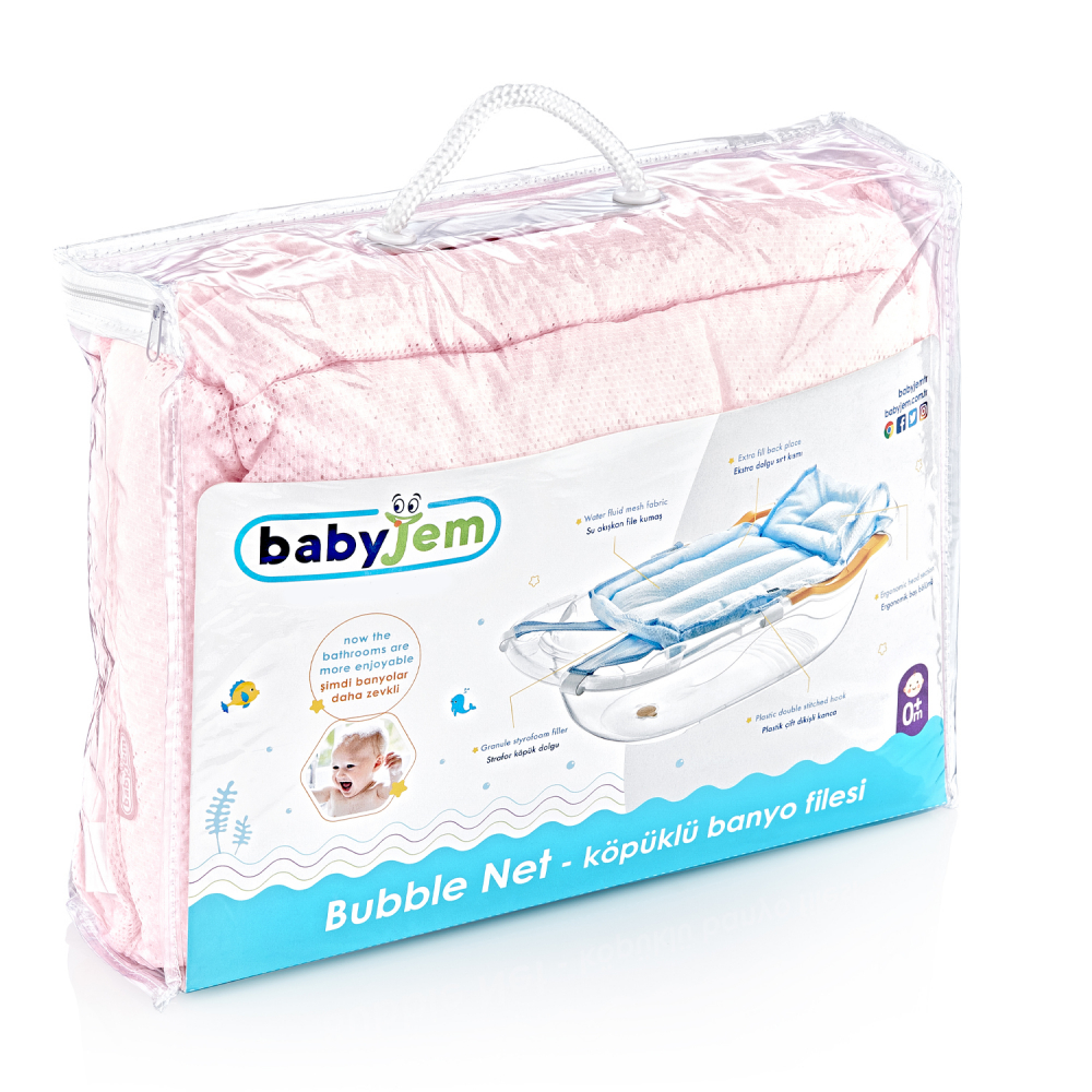 Salteluta tip hamac pentru cadita BabyJem Pink - 1 | YEO