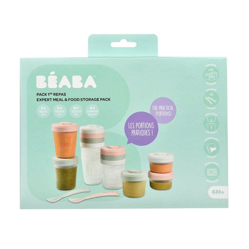 Set 12 recipiente hrana Beaba Eucalyptus 2x90 ml, 4x150 ml, 6x250 ml - 2 | YEO