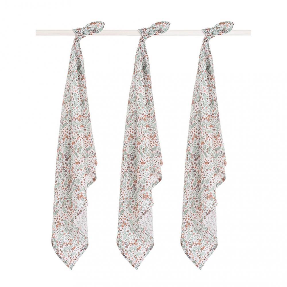 Set 3 scutece jollein bloom 70x70 cm