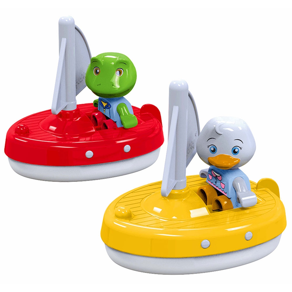 Set AquaPlay 2 barci cu panza si 2 figurine - 1