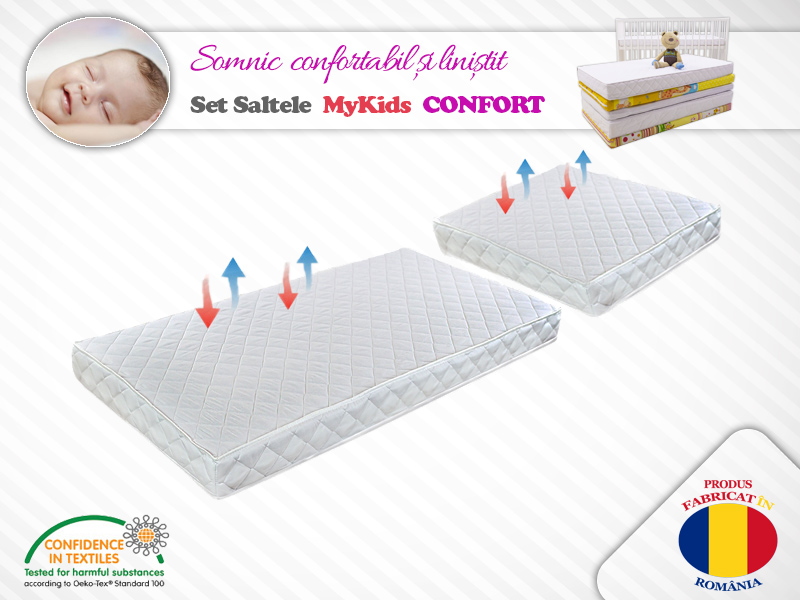 Set saltele Cocos Confort II 120x70x12 cm + 50x70x12 cm - 1