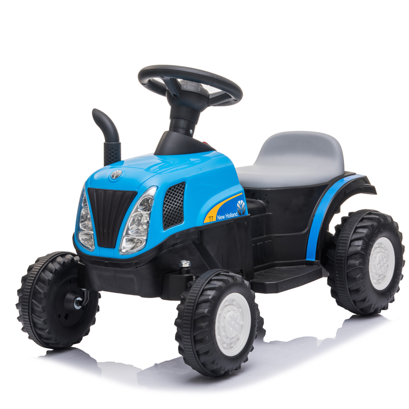 Tractor electric cu remorca New Holland Blue - 1