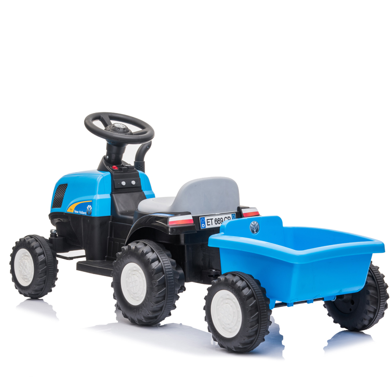 Tractor electric cu remorca New Holland Blue - 6