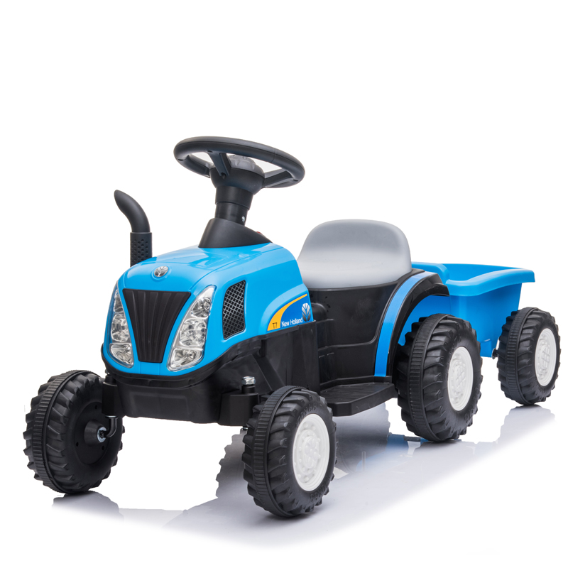 Tractor electric cu remorca New Holland Blue - 7
