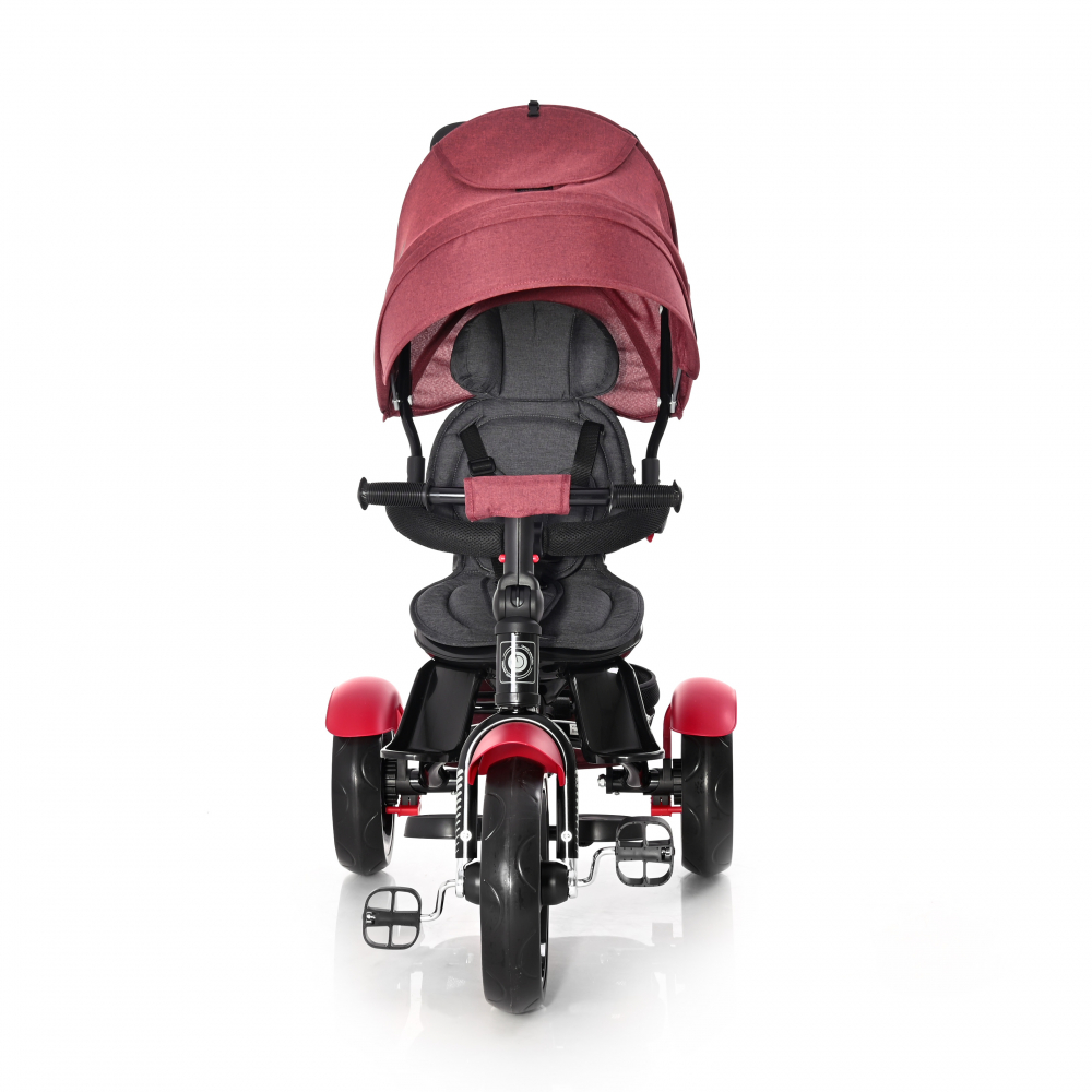 Tricicleta multifunctionala 4 in 1 Neo Red & Black Luxe